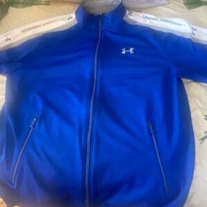 LG Blue Windbreaker Athletic Jacket